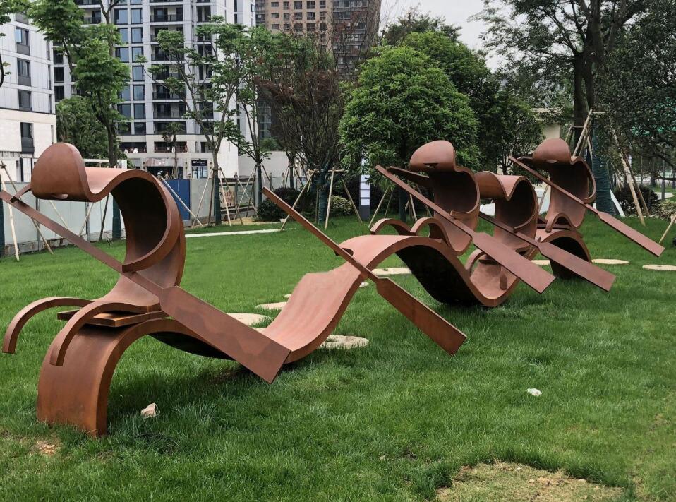 南木林锈钢板造型