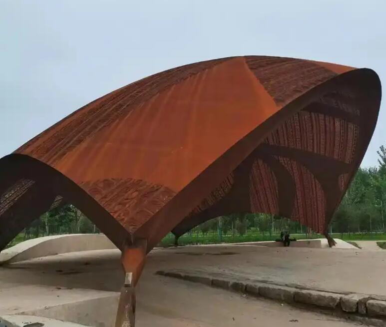 南木林耐候钢幕墙案例